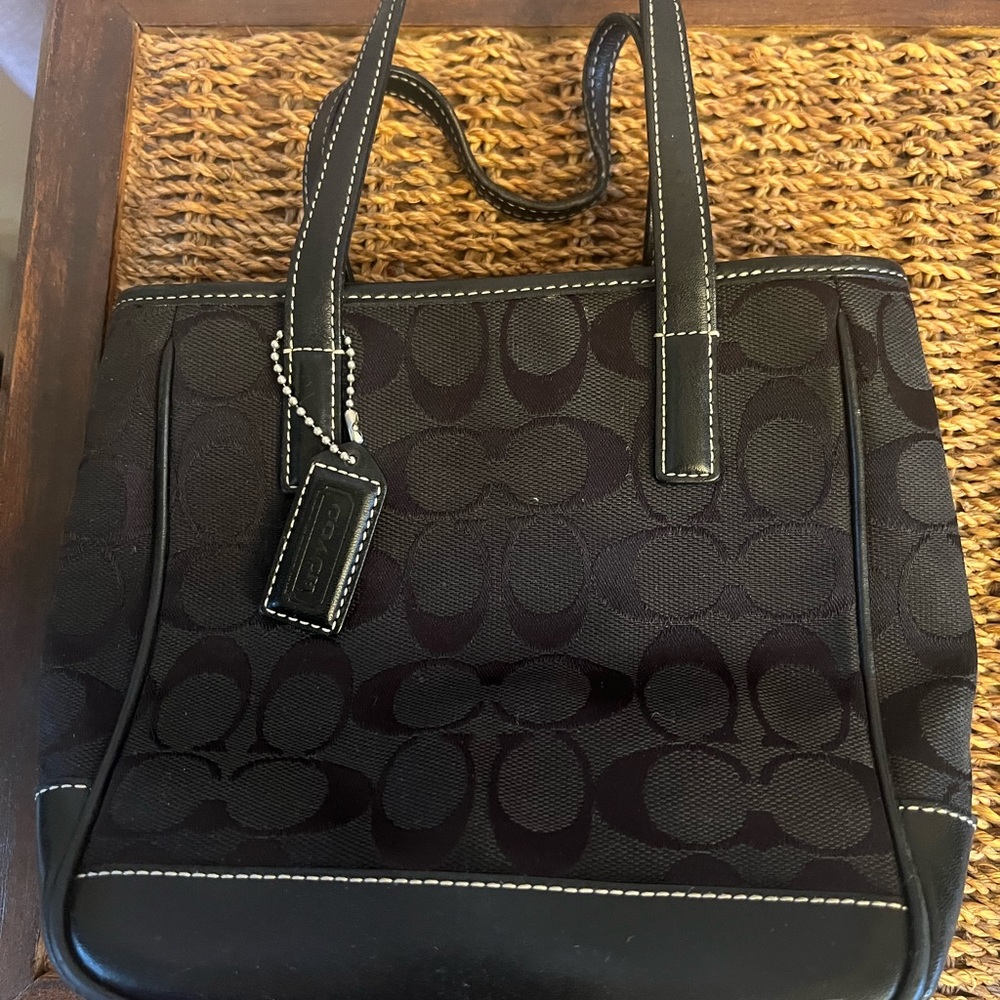 SOLD! COACH small canvas TOTE